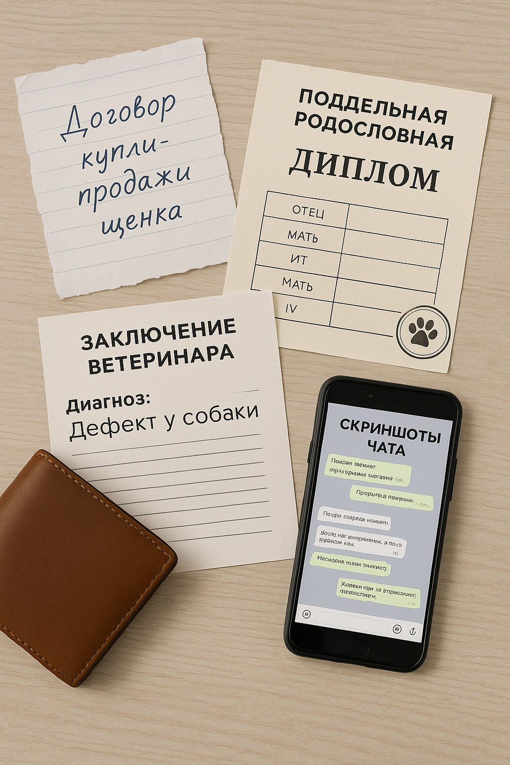 vozvrat-deneg-za-shchenka-dokazatelstva