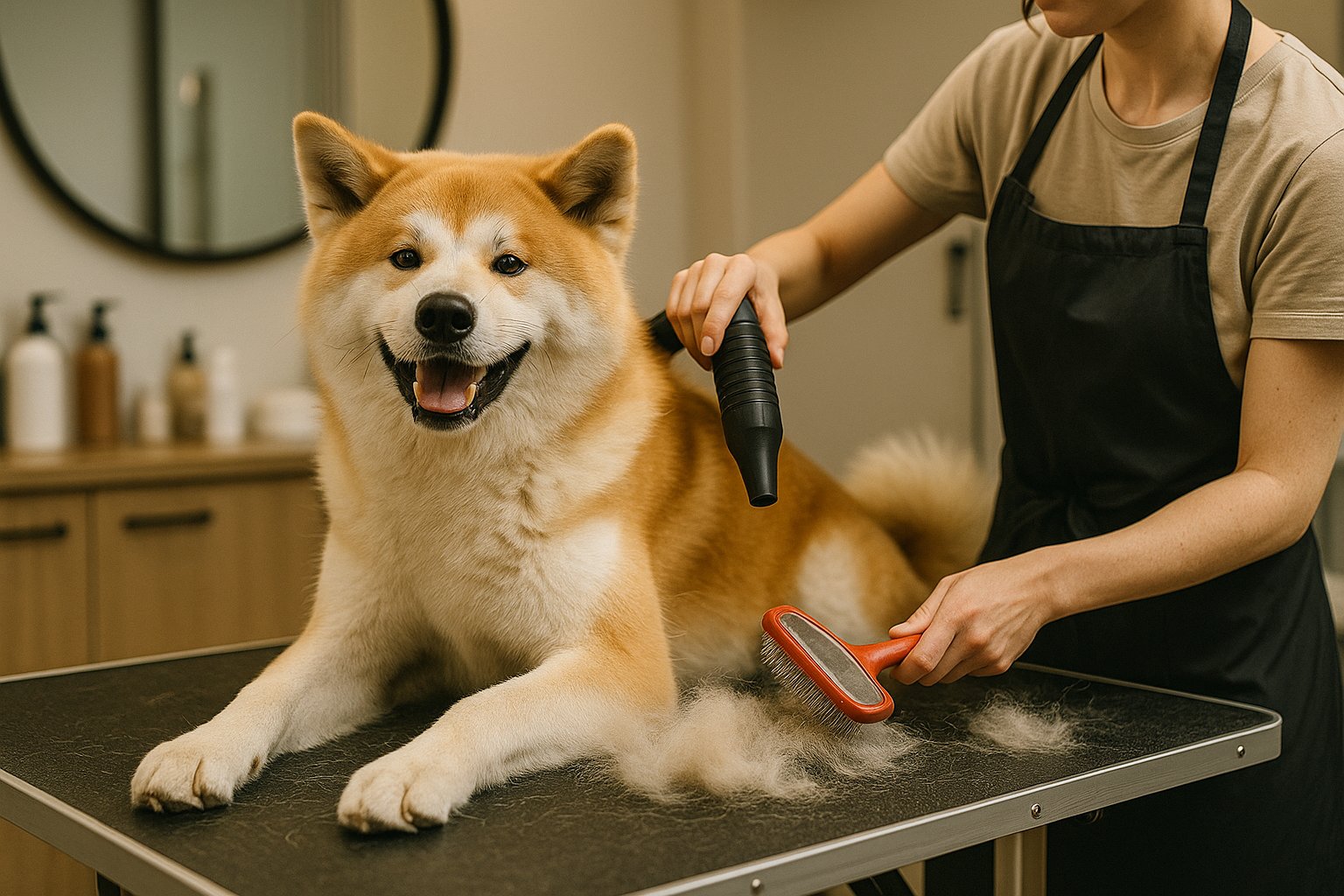 akita-inu-strizhka-i-vycheska