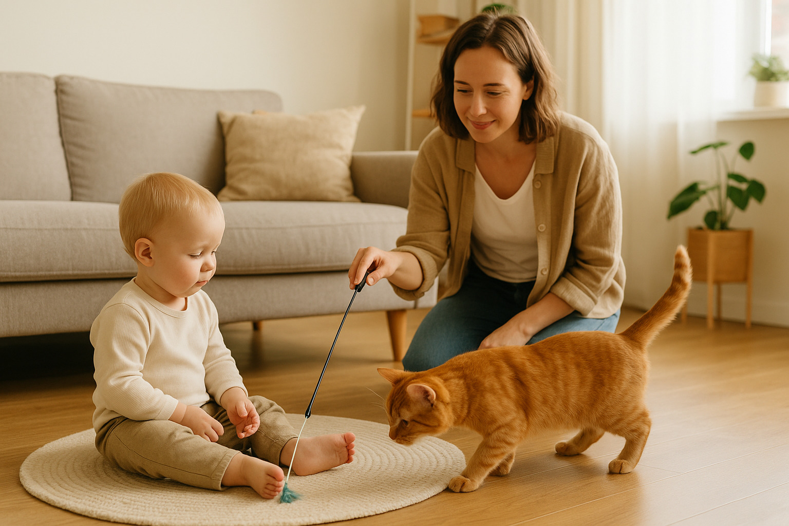 rebenok-3-6-igrat-s-koshkoy-medlennaya-rybka-udochka