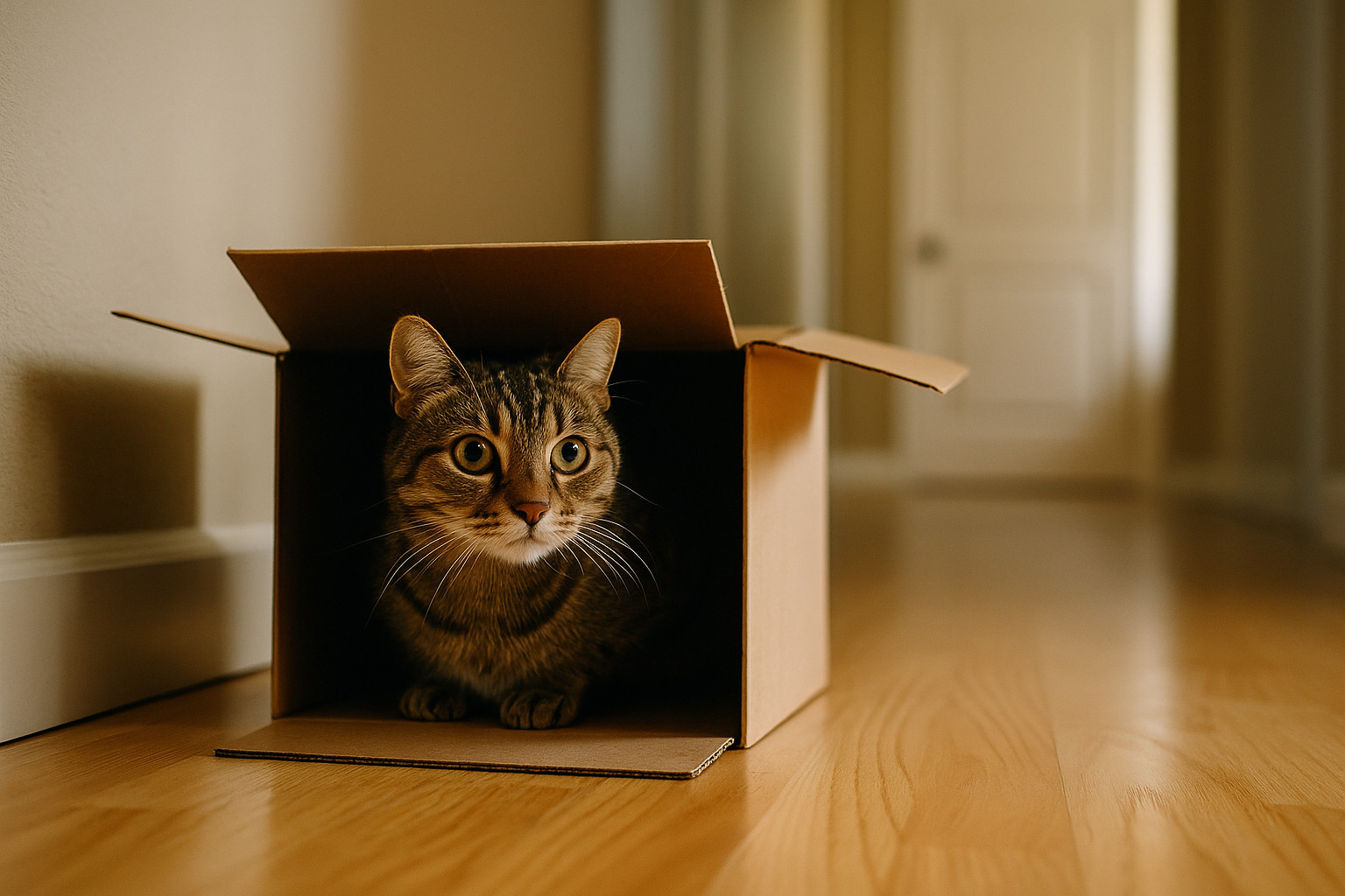 instinkt-bezopasnoy-nory-koshki-v-korobke