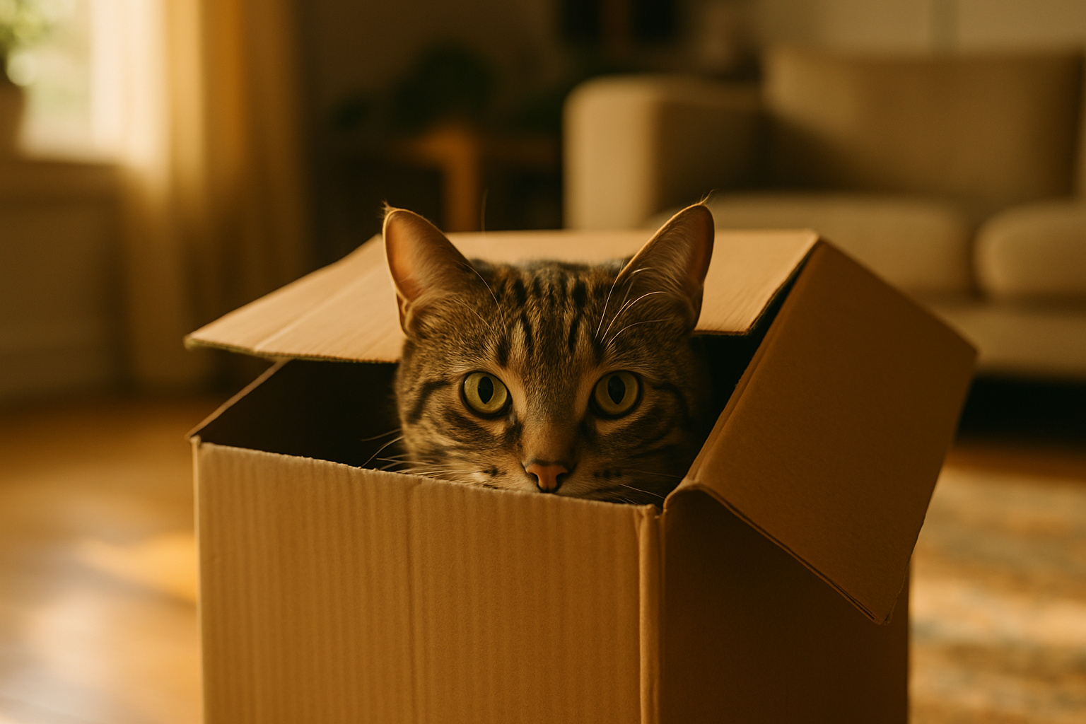 koshka-nablyudaet-iz-korobki