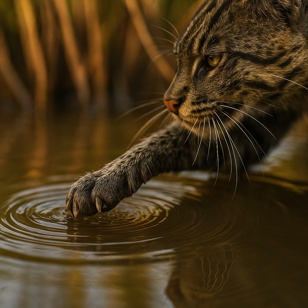 kot-rybolov-privychki-ohota-v-vode-prostukivanie