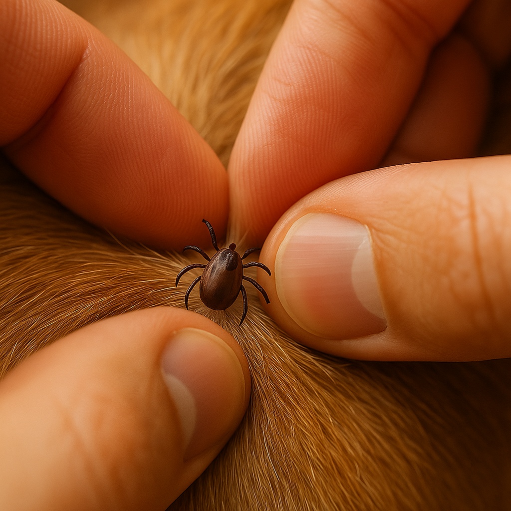 oshibki-maslo-benzin-udaleniye-kleshcha-u-sobaki-pintsetom