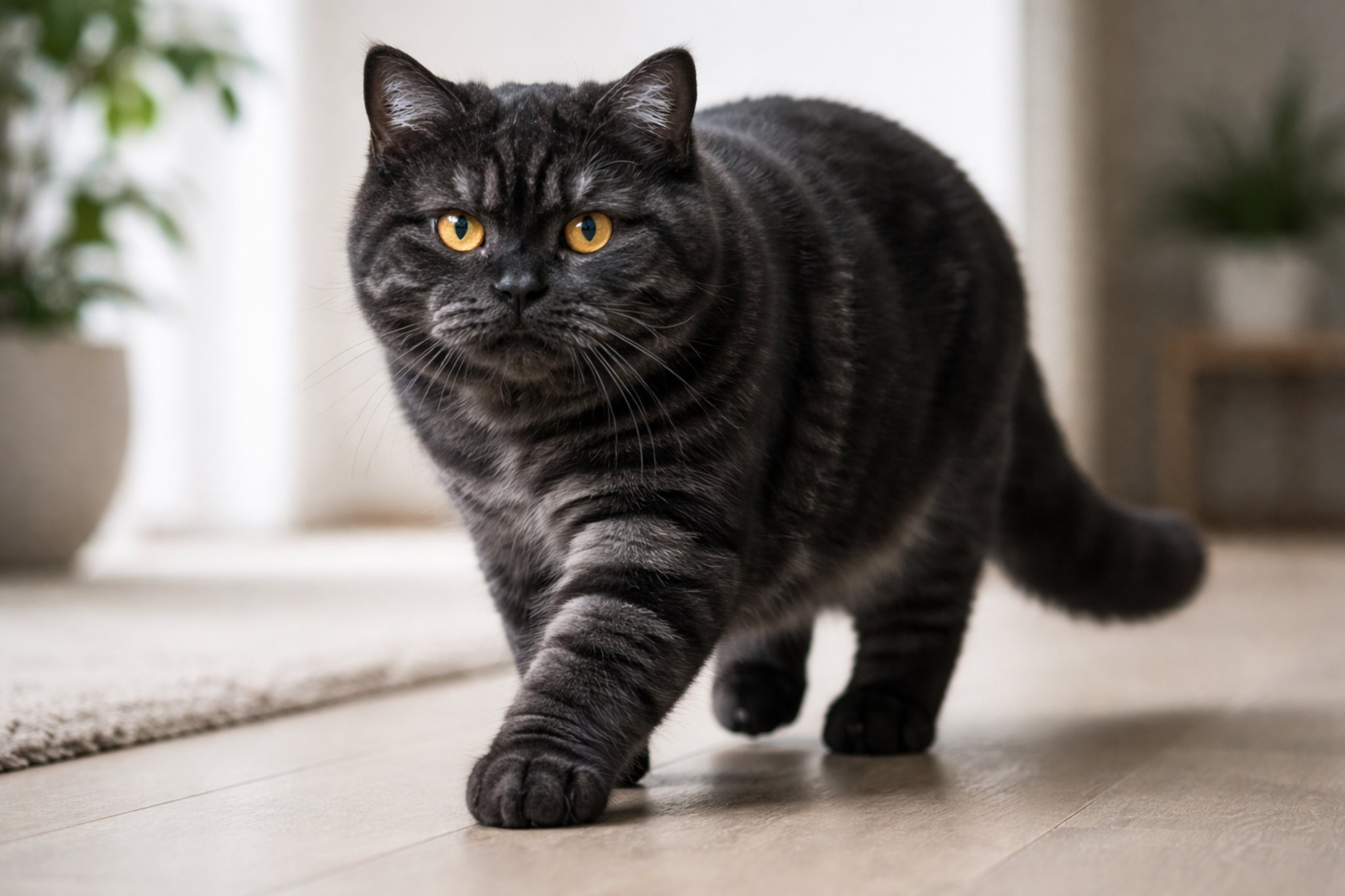 britanskaya-koshka-dymnyy-okras-v-dvizhenii