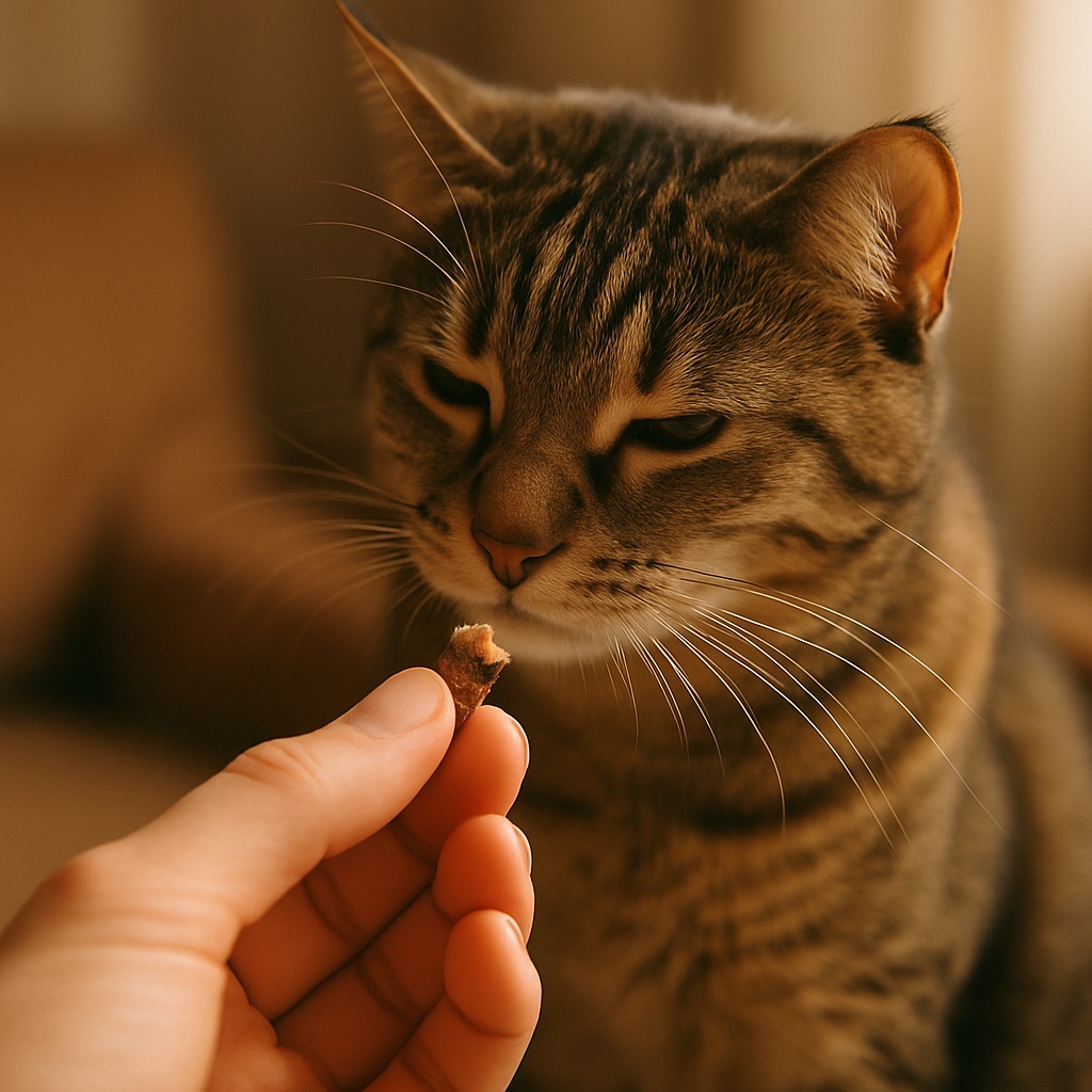 postepennoe-vvedenie-naturalnykh-lakomstv-dlya-kotov-sekret