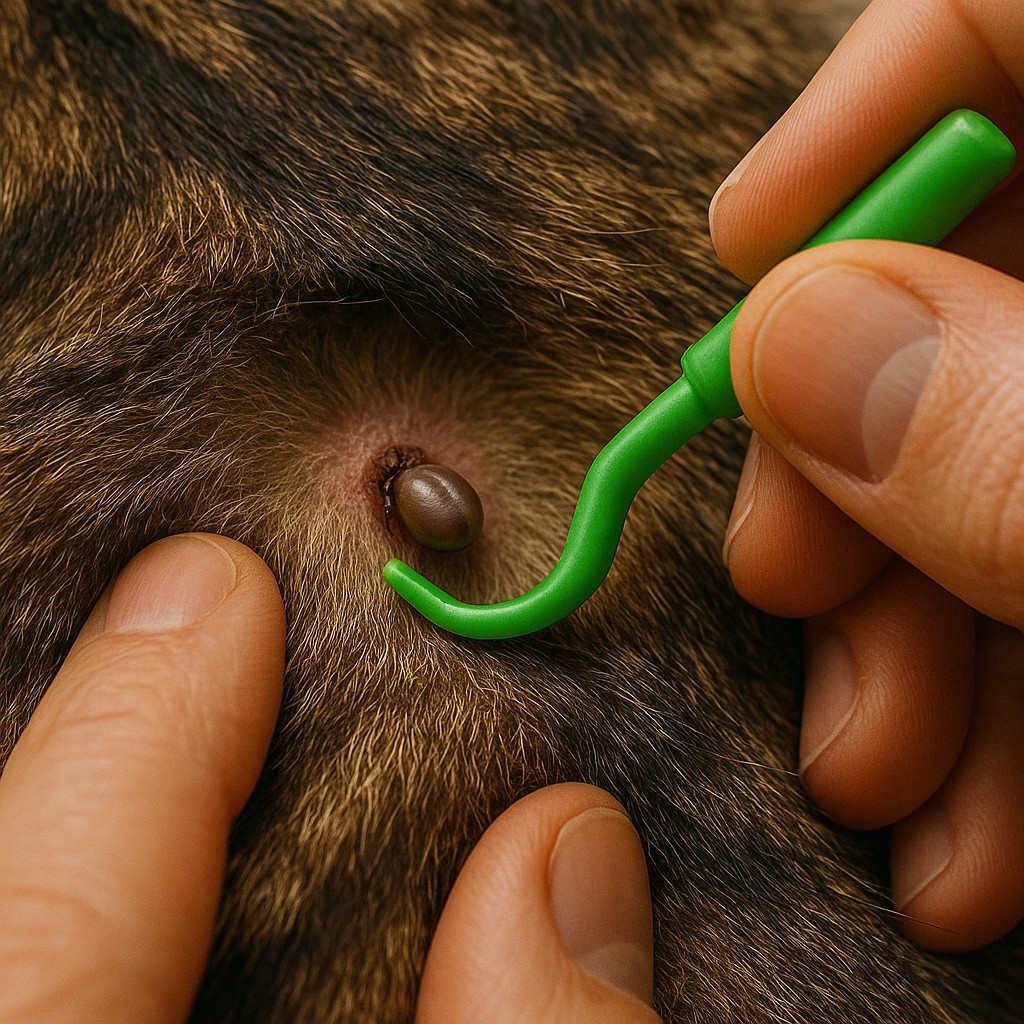 vytaskivanie-kleshcha-u-koty-povortom-pravilnyi-metod