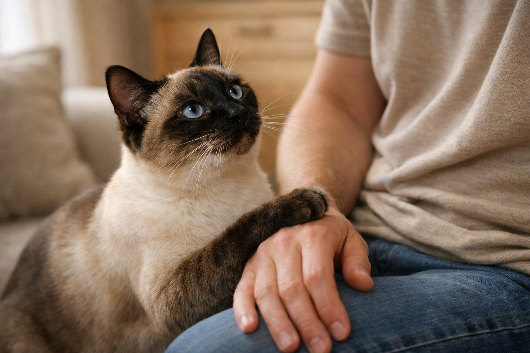 harakter-tayskoy-koshki-obshchenie-s-chelovekom