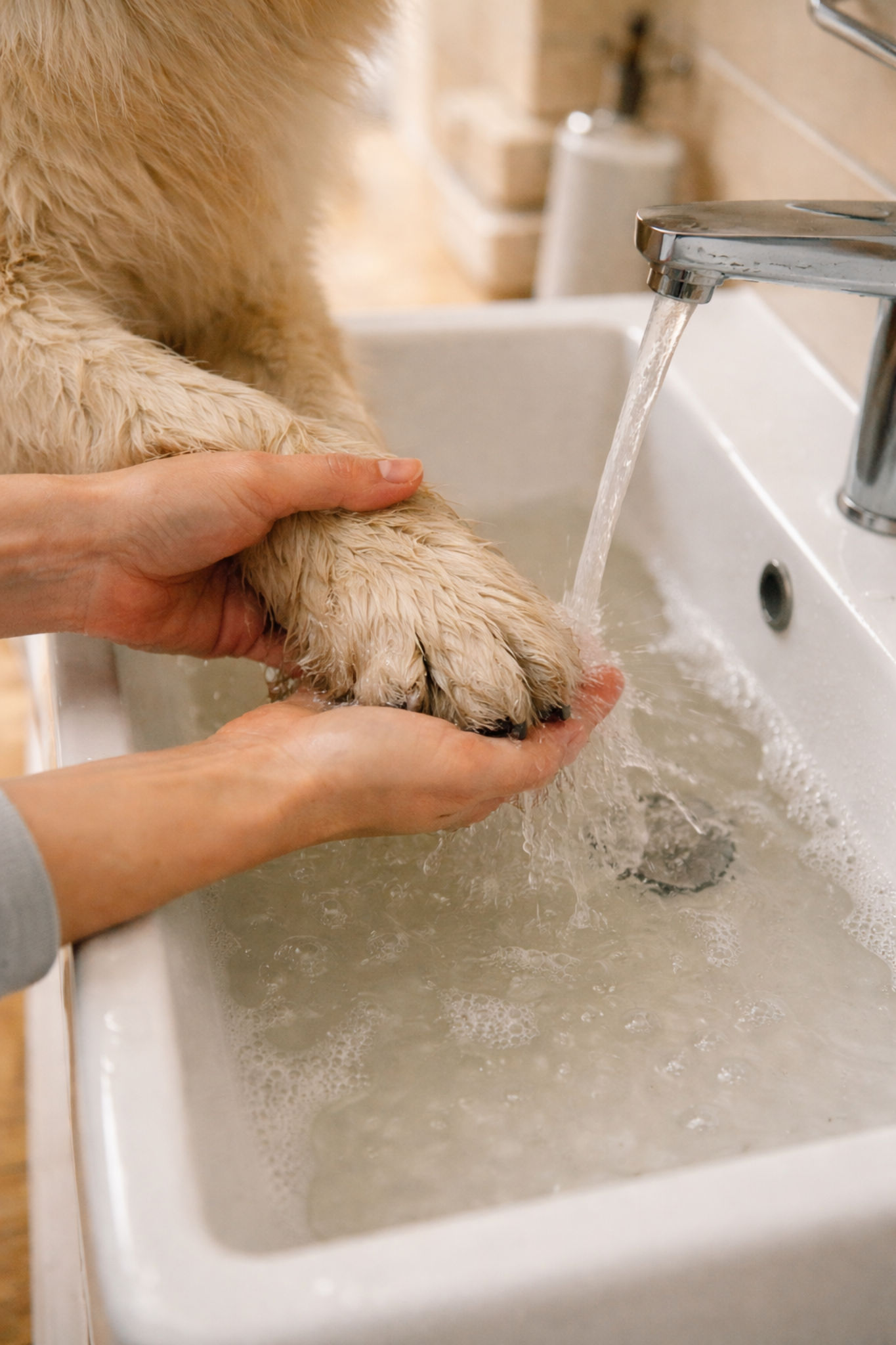 myte-lap-sobaki-posle-progulki