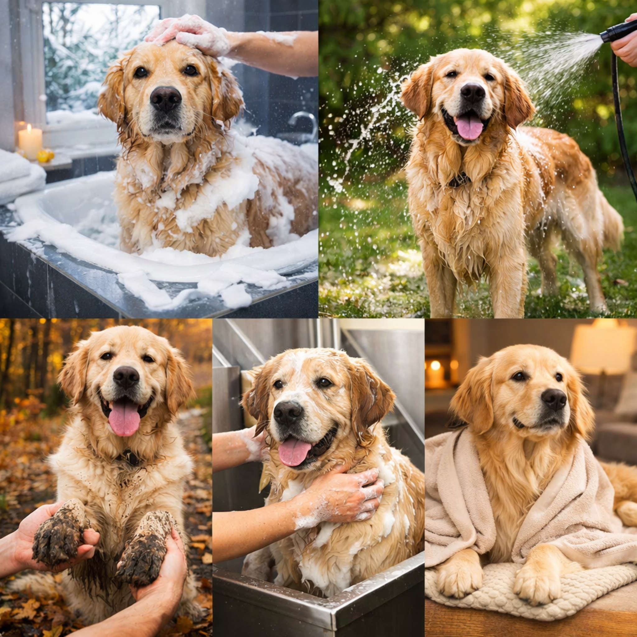 myte-sobaki-po-sezonam-zima-leto-osen-vesna