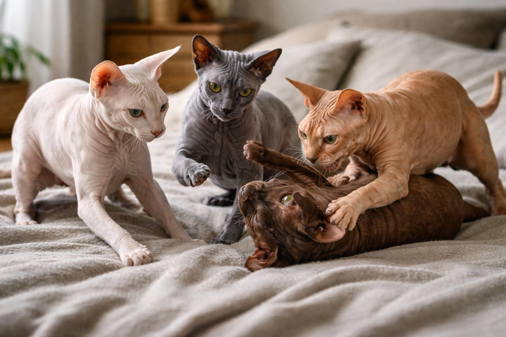 okras-donskogo-sfinksa-belyy-goluboy-ryzhiy-shokoladnyy