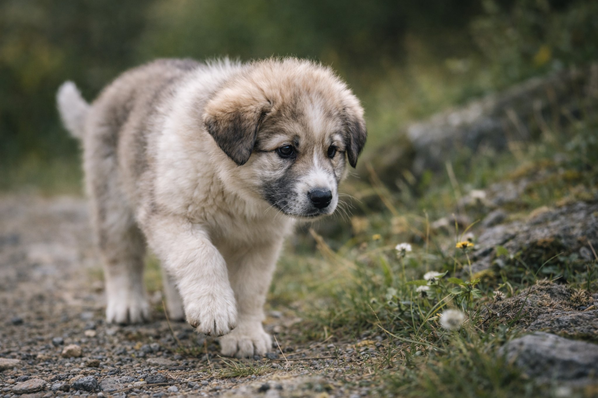 povedenie-shchenka-ovcharki-pri-osmotre