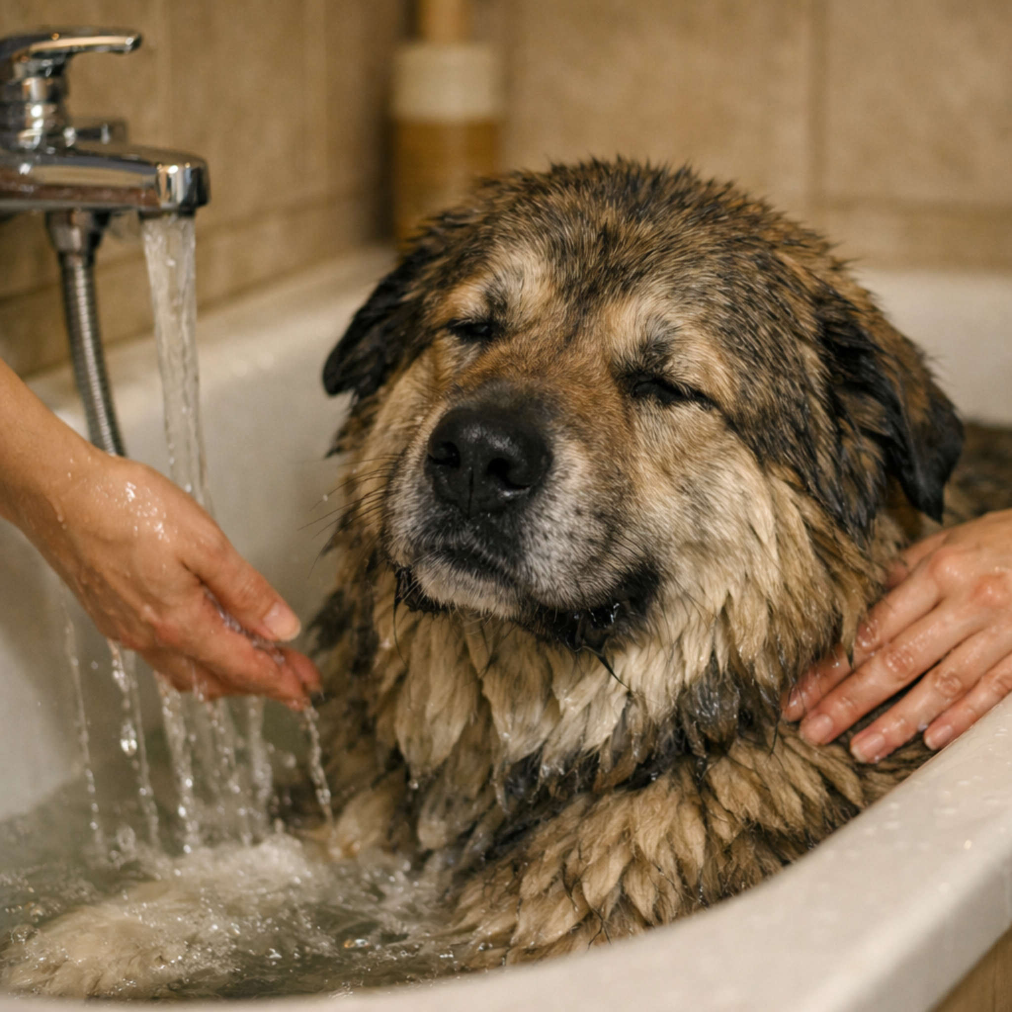 temperatura-vody-kupaniya-sobaki-pravilno