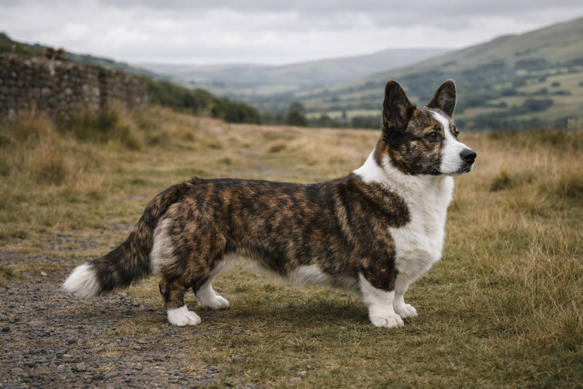 velsh-korgi-kardigan-chernyi-korichnevyi-dlinnyi-khvost