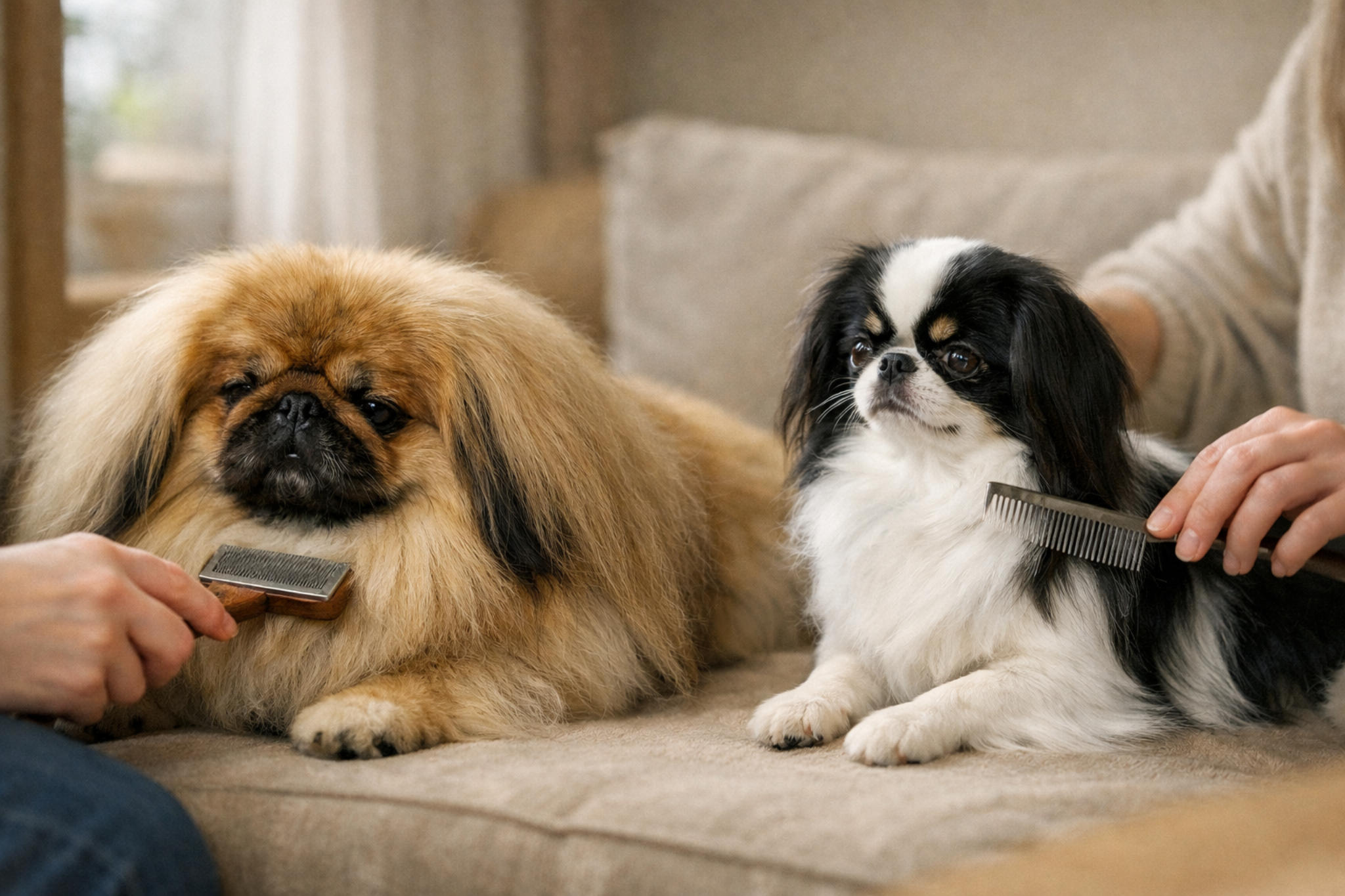 pekines-yaponskiy-hin-uhod-i-soderzhanie-foto-sravnenie-porod