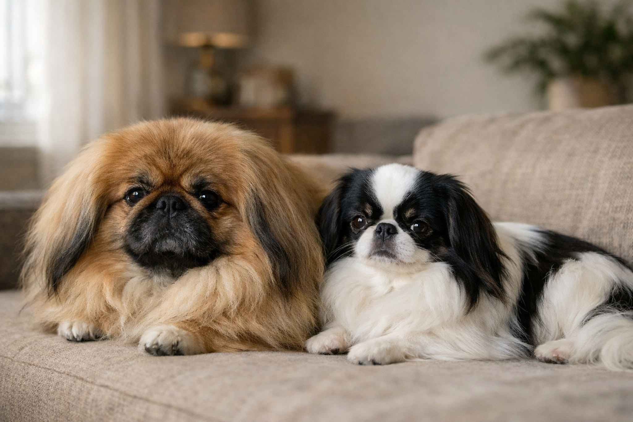 pekinese-yaponskiy-hin-soderzhanie-sravnenie-foto