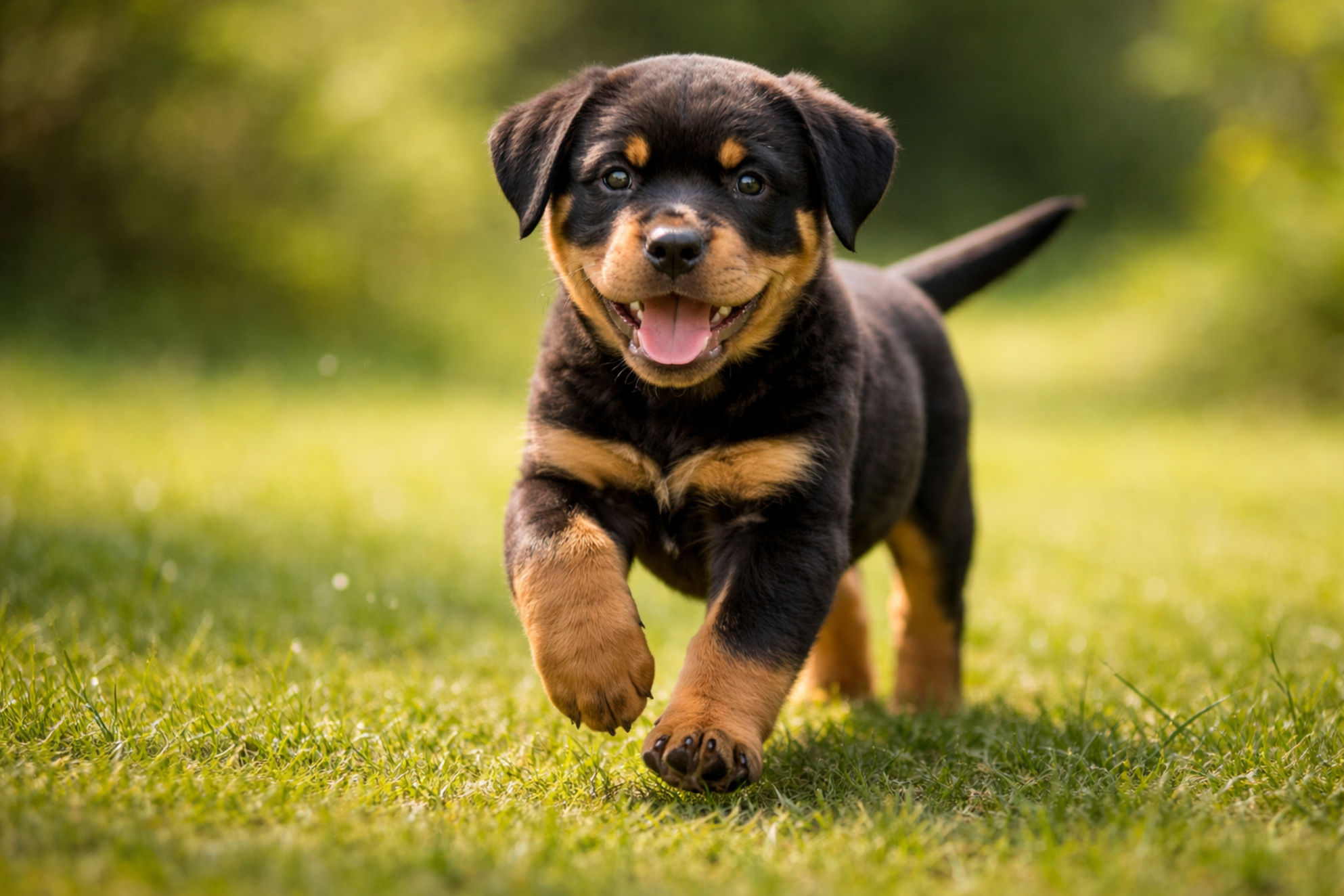 rotveiler-shchenok-dlya-doma-vesna