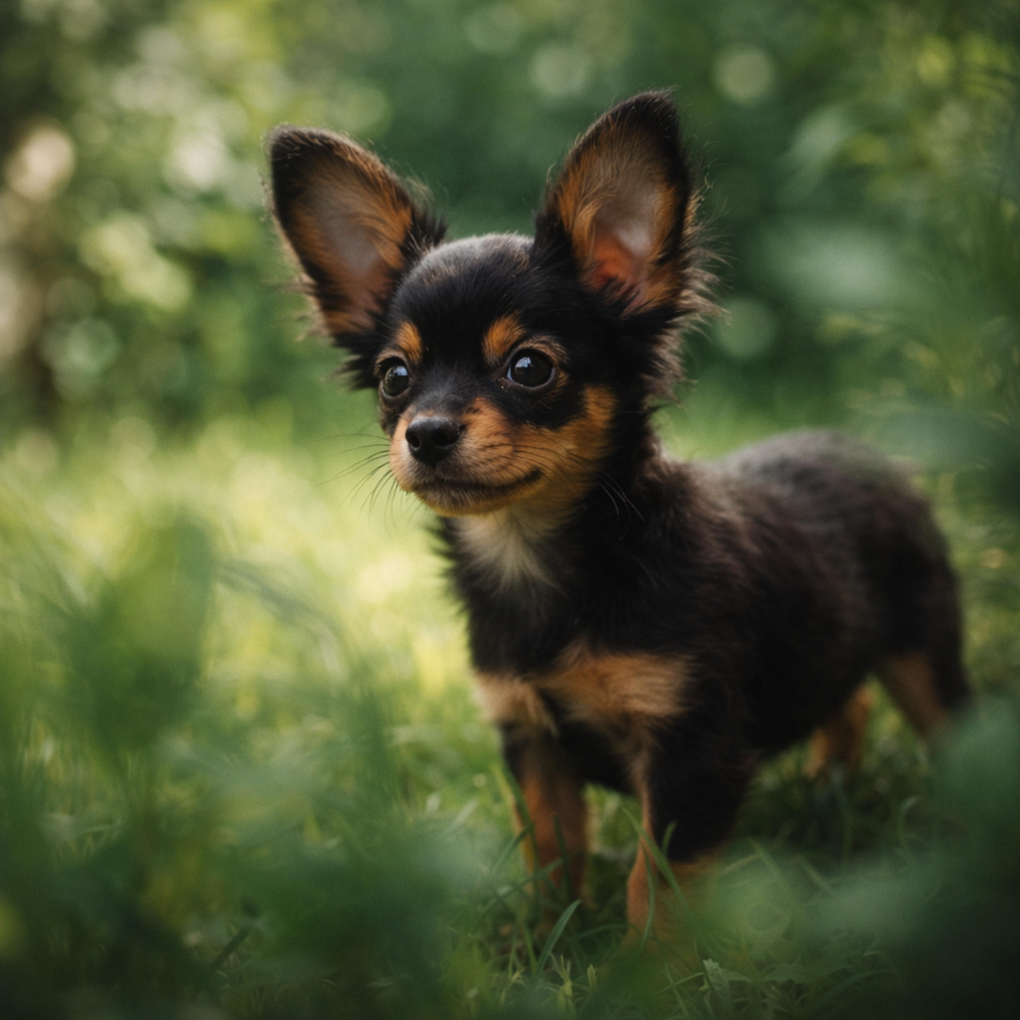 russkiy-toy-teryer-reaktsiya-na-zvuk