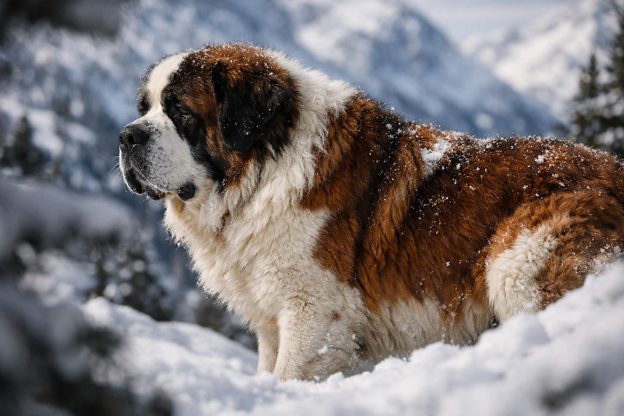senbernar-foto-okras-belo-ryzhiy-standart-porody-spasatel