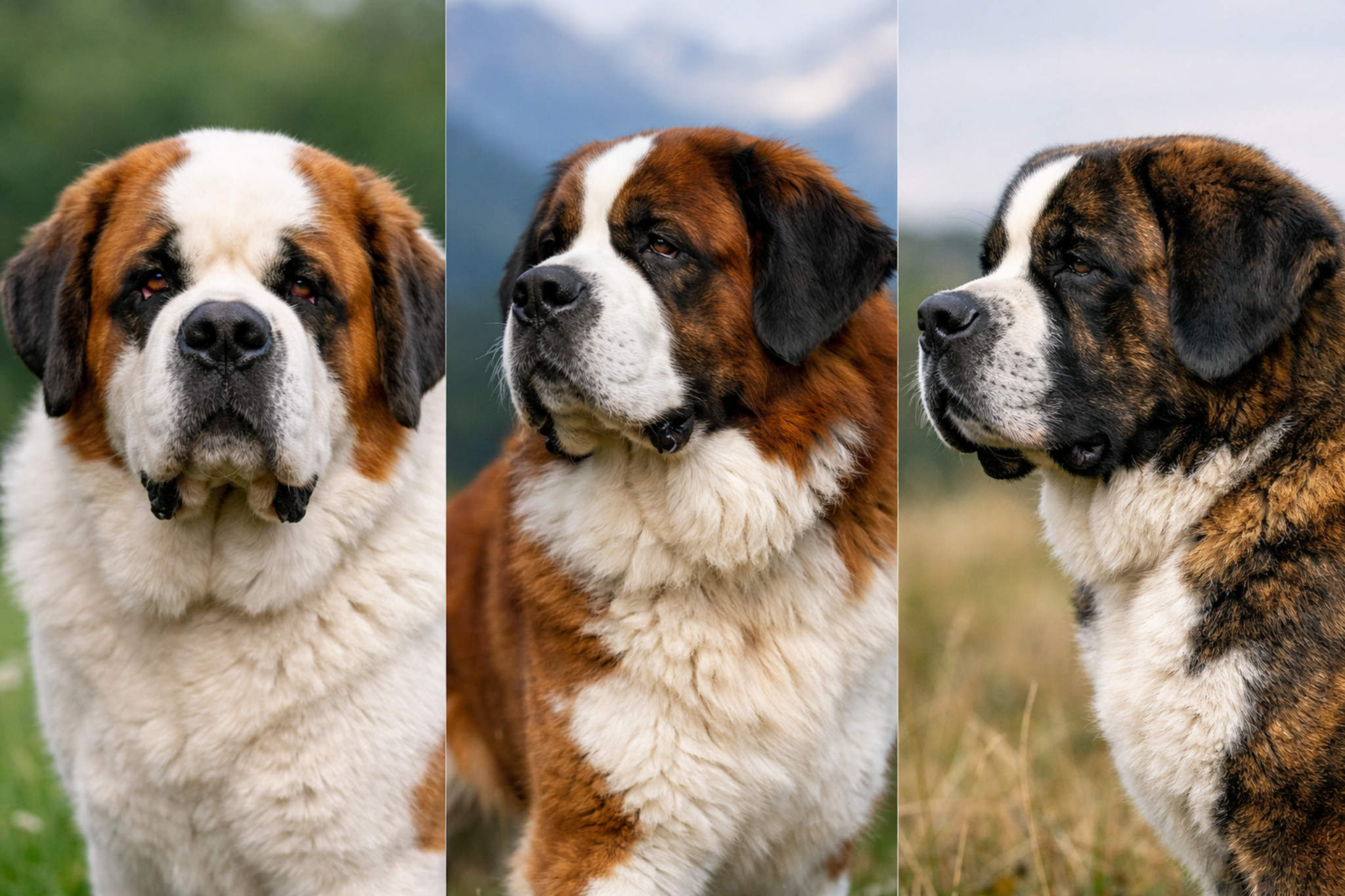 senbernar-foto-raznye-okras-belo-ryzhiy-tigrovy-standart