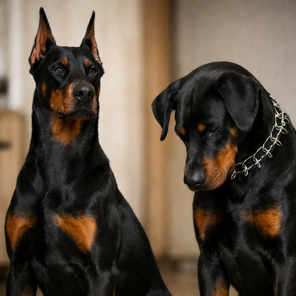 doberman-osheynik-reakciya