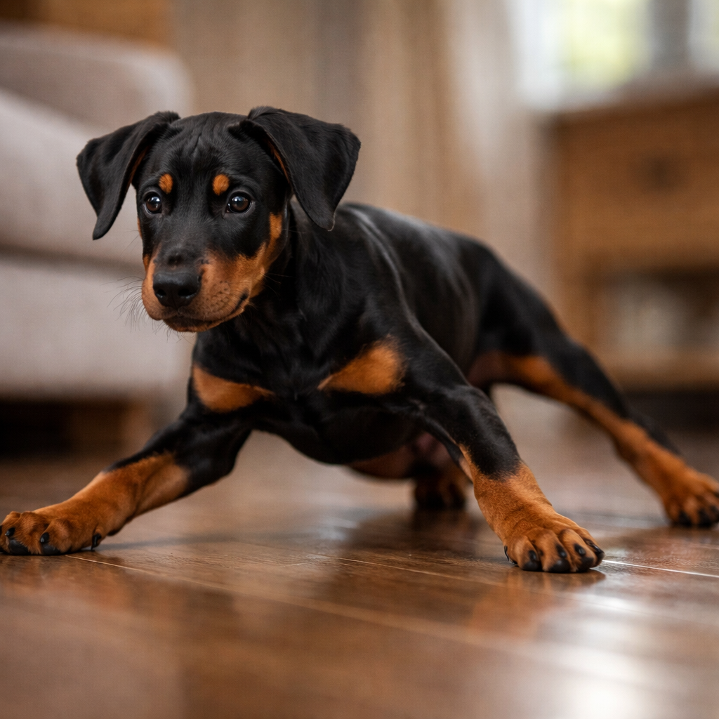 doberman-smeshnoj-shchenok-pol