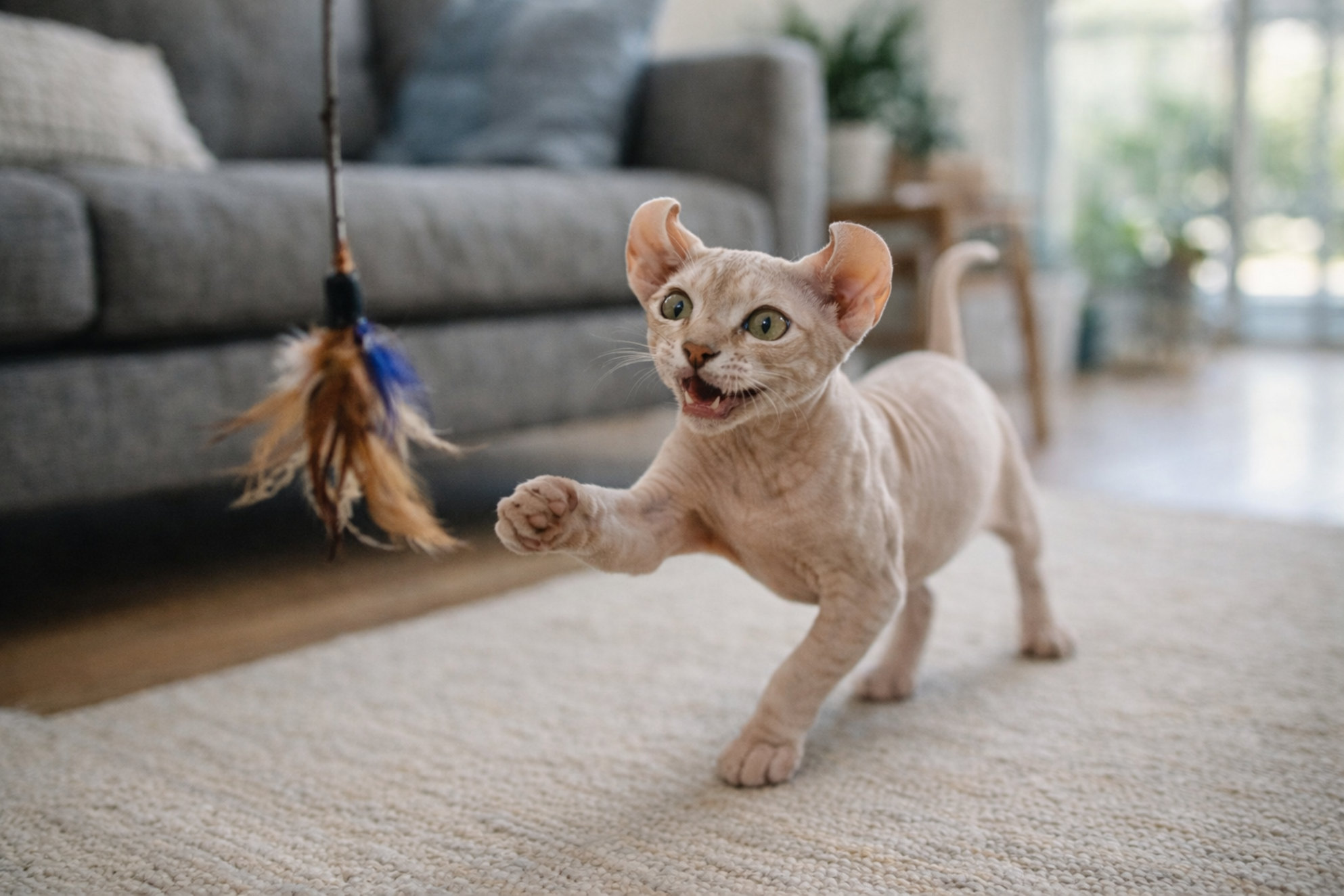 kotenok-elf-igraet-doma