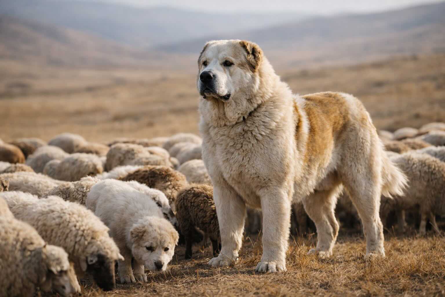 sobaka-pastuh-alabay-ohranyaet-ovets