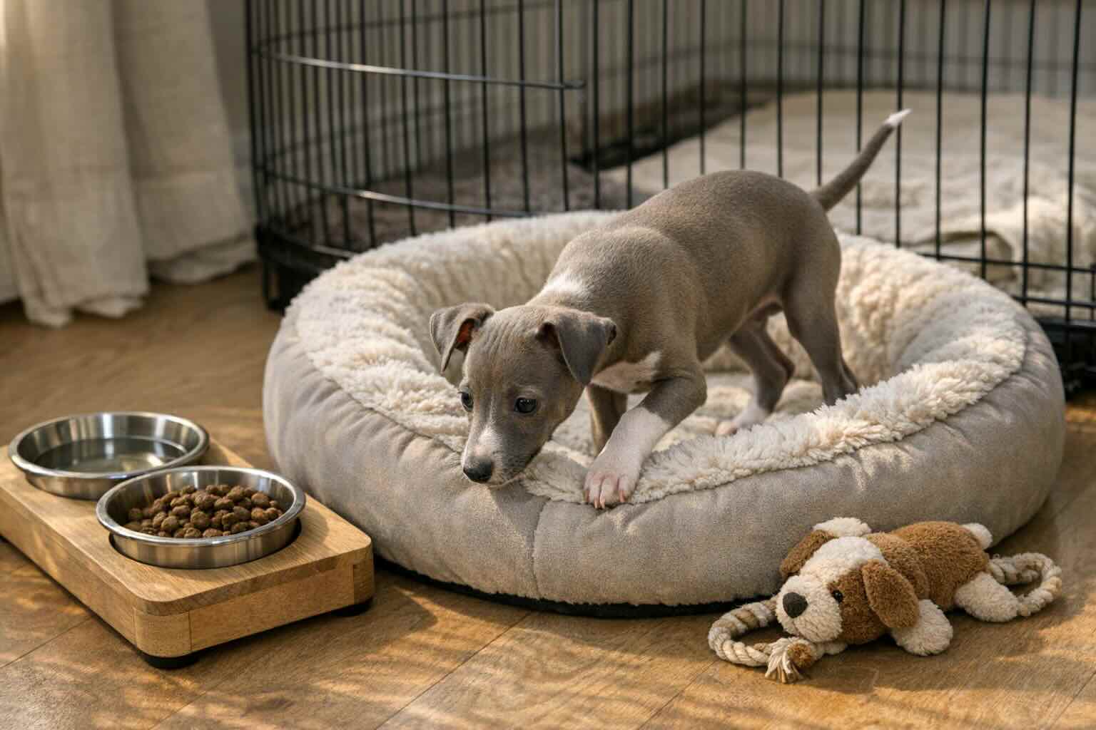 adaptatsiya-shchenka-levretki-v-novom-dome