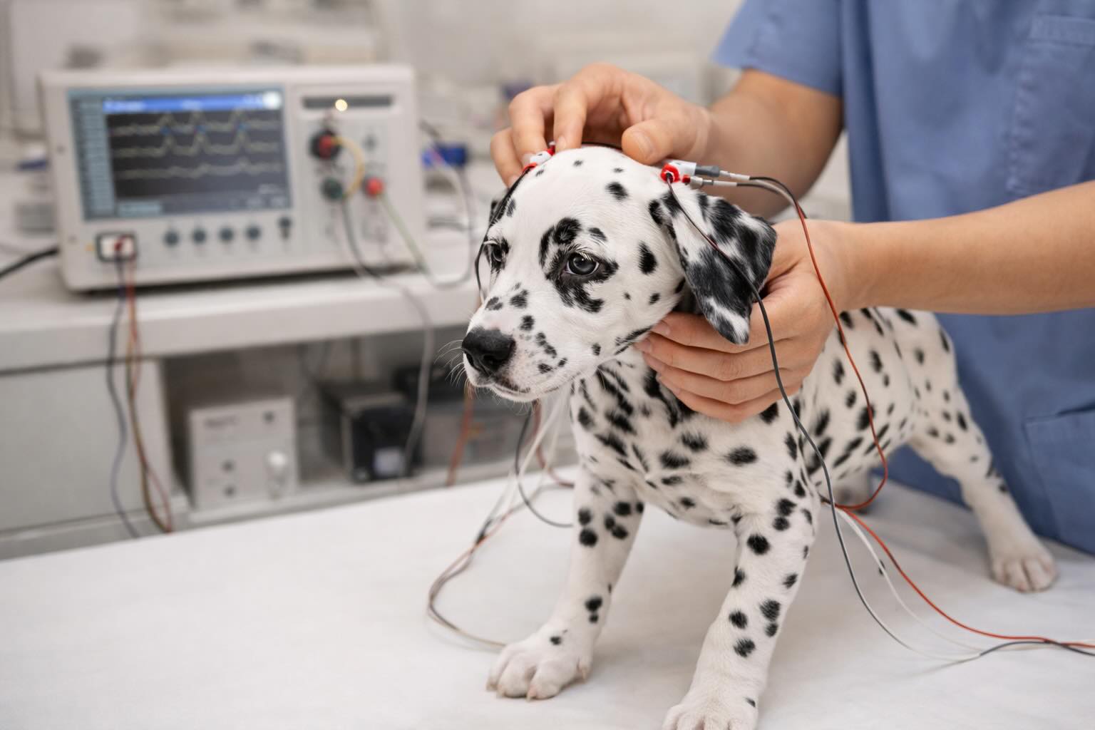 baer-test-shchenka-dalmatina-proverka-slukha