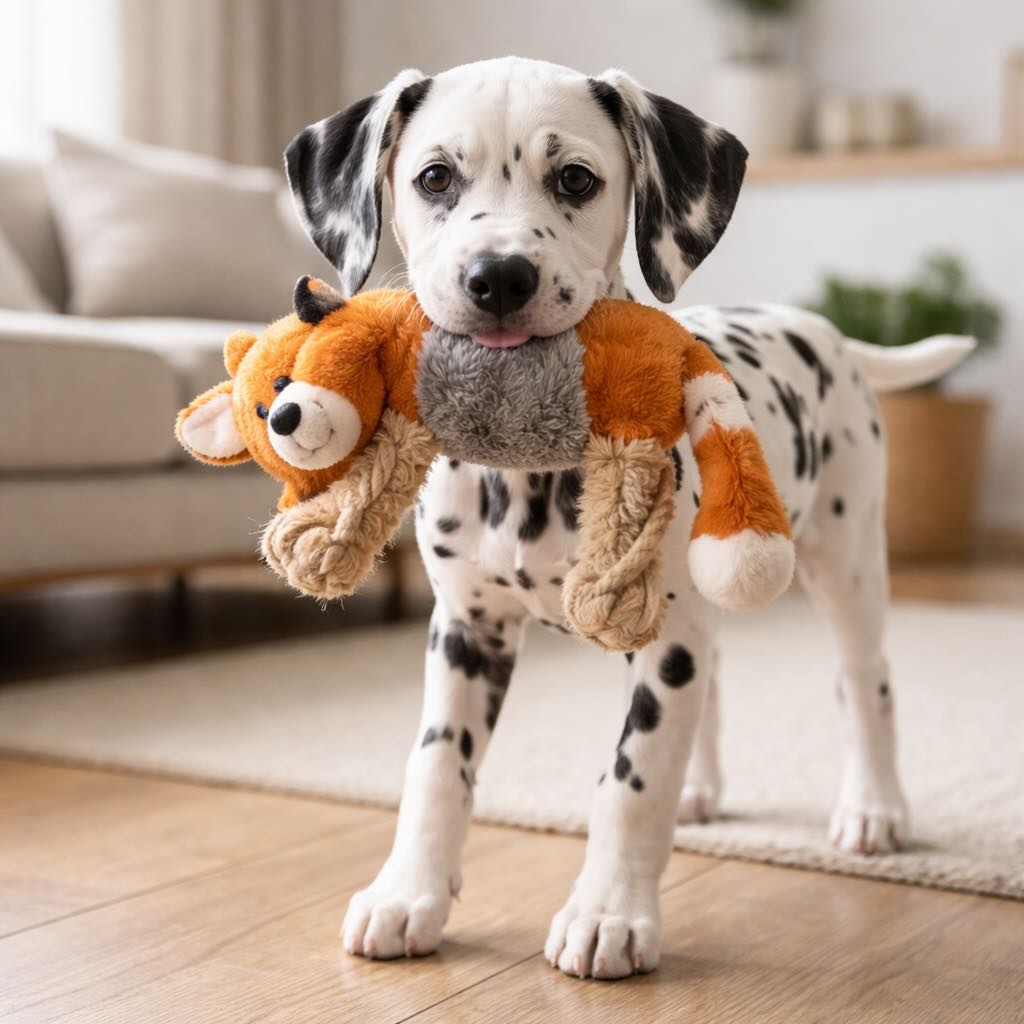 dalmatin-kharakter-igrushka-doma-umnaya-sobaka