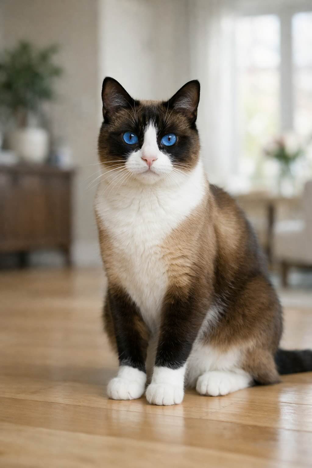 snou-shu-koshka-s-belymi-nosochkami-v-dome