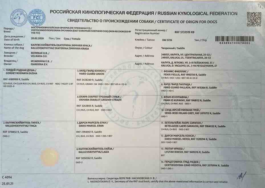 Родословная
