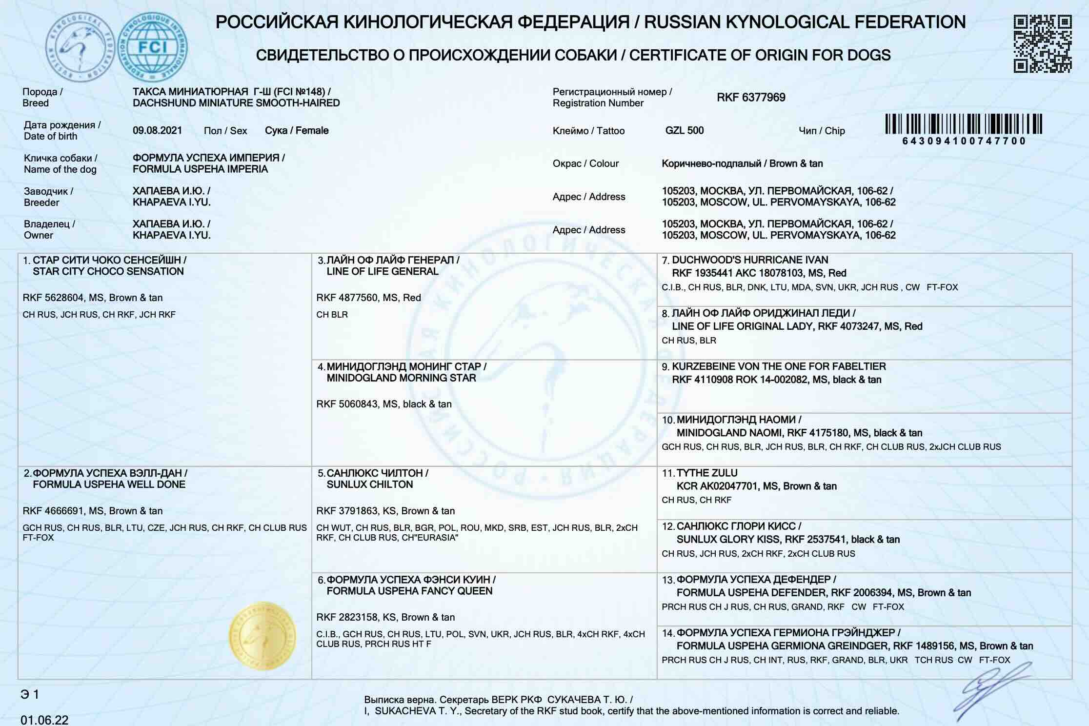 Родословная